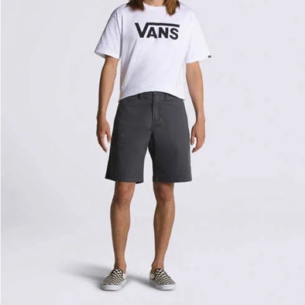 Grey Vans mens shorts, relaxed fit, pockets sz 28